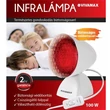Infralámpa (100 W) biztonsági védőborítással
