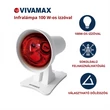 Infralámpa 100 W-os izzóval Infralámpa 100 W-os izzóval