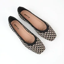 Batz Balerina, rugalmas felsőrész, különleges mintával, 1 cm sarokmagasság