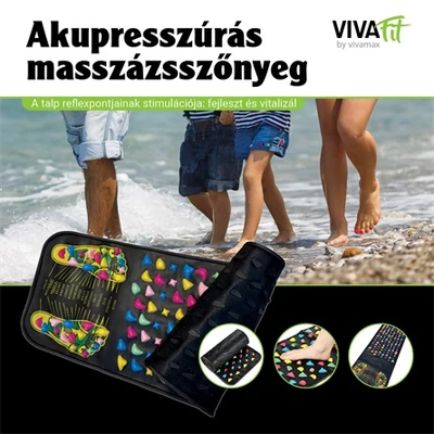Akupresszúrás masszázsszőnyeg 