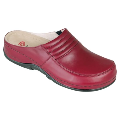 Berkemann Victoria női klumpa, anatómiai talpkialakítással bordó színben