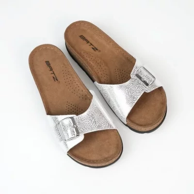 Ibiza ezüst női papucs