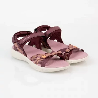 Batz Joy women dark red mix, Sportos stílusú, 3 ponton állítható, könnyű puha, kényelmes, rugalmas, a terhelést, jól csillapító női szandál