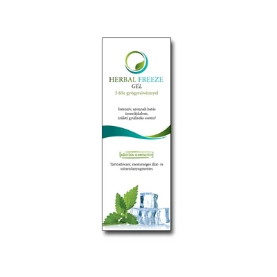Herbal Freeze gél 5 féle gyógynövénnyel