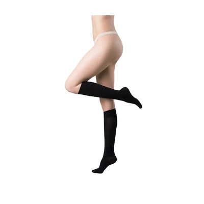 Kompressziós térdharisnya, 40 DEN, 3-4-es méret (fekete)