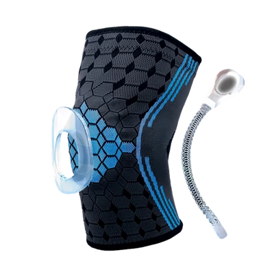 "OrtoCare" Sport térdszorító patella gyűrűvel és merevítéssel XL