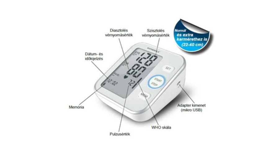 Vivamax felkaros vérnyomásmérő
